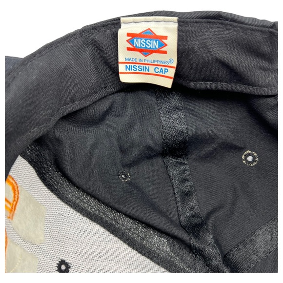 NYPD Vintage 1990s Strapback Black Hat Cap Adjustable - Picture 10 of 10